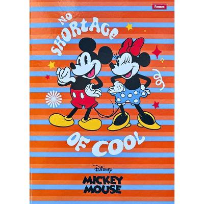 Caderno Brochura Capa Dura Universitário Mickey Vintage 80 Folhas Foroni Estampa 1