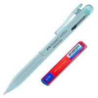 Lapiseira E Caneta Poly Multifunções 3 Em 1 Faber-castell Azul Pastel - 2