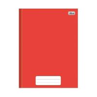 Caderno Brochura Capa Dura 1/4 Pequeno 80 Folhas Pepper Tilibra Vermelho - 1