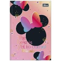 Caderno Brochura Capa Dura 1/4 Pequeno Minnie 80 Folhas Tilibra Estampa 3 - 1