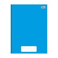 Caderno Brochura Capa Dura 1/4 Pequeno 80 Folhas Pepper Tilibra Azul - 1