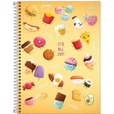 Caderno Espiral Capa Dura A4 Universitário 10 Matérias 160 Folhas Taste Tilibra Amarelo