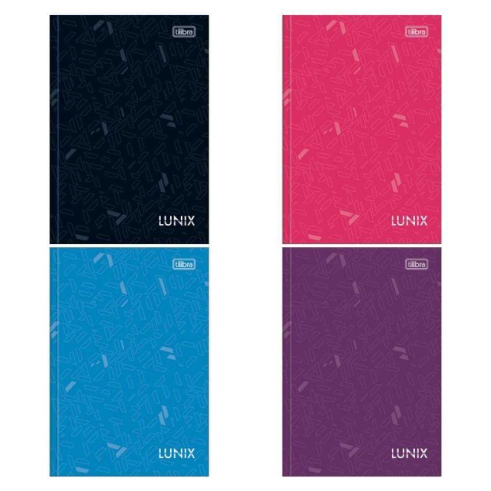 Caderno Brochura Capa Dura Universitário A4 1 Matéria 80 Folhas Lunix Tilibra Estampa 4 - 2