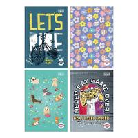 Caderno Brochura Capa Dura Pequeno 1/4 Pepper 80 Folhas Tilibra Estampa 5 - 3