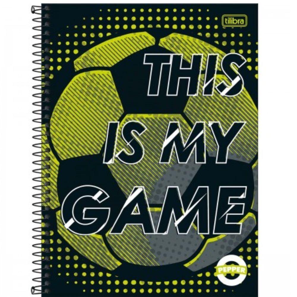 Caderno Capa Dura 16 Matérias Pepper 256 Folhas Estampa 17 - 1