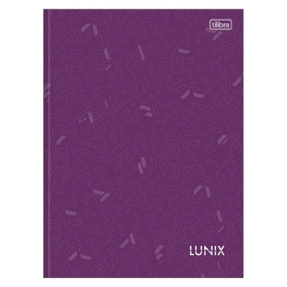 Caderno Brochura Capa Dura Universitário A4 1 Matéria 80 Folhas Lunix Tilibra Estampa 2 - 1