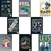 Caderno Espiral Capa Dura Universitário Pepper Masculino 80 Folhas 1 Matéria Tilibra Estampa 9 - 2