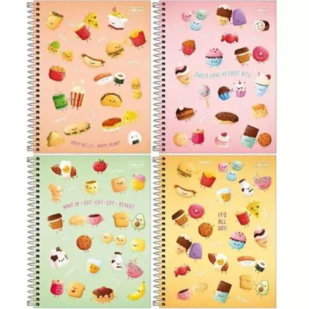 Caderno Espiral Capa Dura A4 Universitário 10 Matérias 160 Folhas Taste Tilibra Laranja - 2