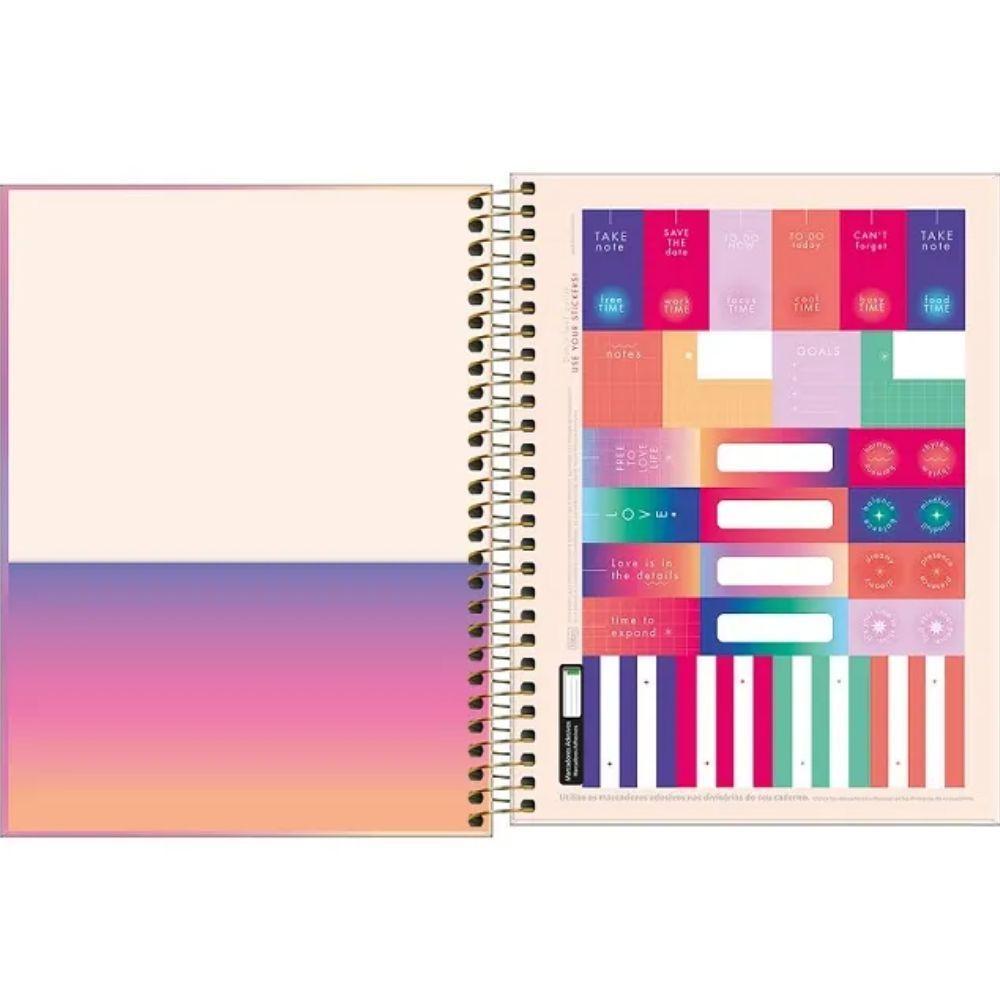 Caderno Espiral Capa Dura Colegial 1 Matéria Great 80 Folhas Tilibra Estampa 5 - 3