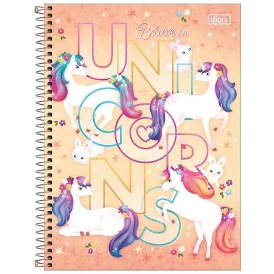 Caderno Espiral Capa Dura Universitário 1 Matéria Blink 80 Folhas Tilibra Estampa 5