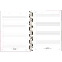 Caderno Espiral Capa Dura Universitário 1 Matéria Happy 80 Folhas Tilibra Connect Verde