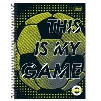 Caderno Espiral Capa Dura Universitário Pepper Masculino 80 Folhas 1 Matéria Tilibra Estampa 12 - 1