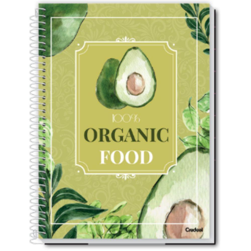 Caderno Espiral Capa Dura Universitário My Collection Feminino 96 Folhas Credeal Estampa 14 - 1