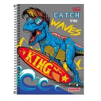 Caderno Espiral Capa Dura Universitário 1 Matéria Show 80 Folhas Jandaia Estampa 5 - 1