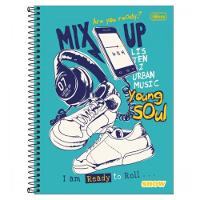 Caderno Espiral Capa Dura Universitário 1 Matéria Show 80 Folhas Jandaia Estampa 3 - 1