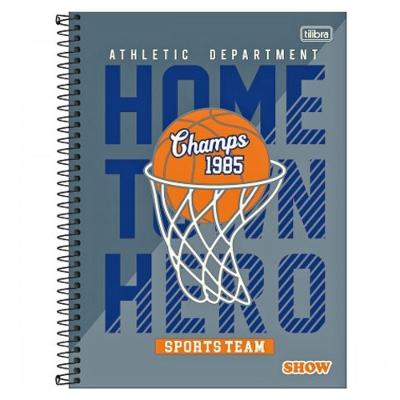 Caderno Espiral Capa Dura Universitário 1 Matéria Show 80 Folhas Jandaia Estampa 2