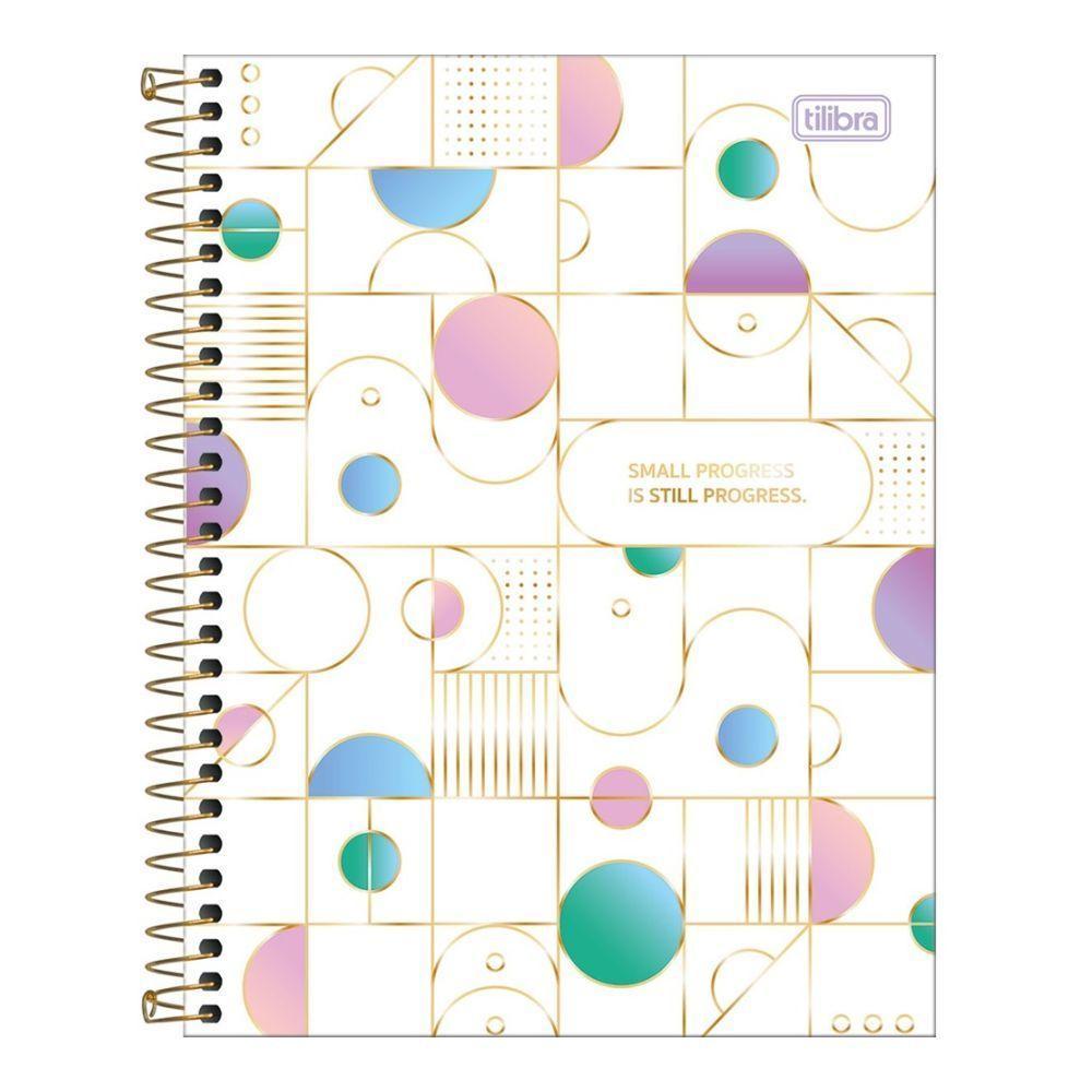 Caderno Espiral Universitário A4 Capa Dura 1 Matéria 80 Folhas Midtown Tilibra Estampa 3 - 1