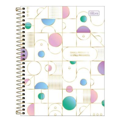 Caderno Espiral Universitário A4 Capa Dura 1 Matéria 80 Folhas Midtown Tilibra Estampa 3