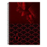 Caderno Espiral Universitário Capa Dura 1 Matéria 80f Assassins Creed Credeal Estampa 2