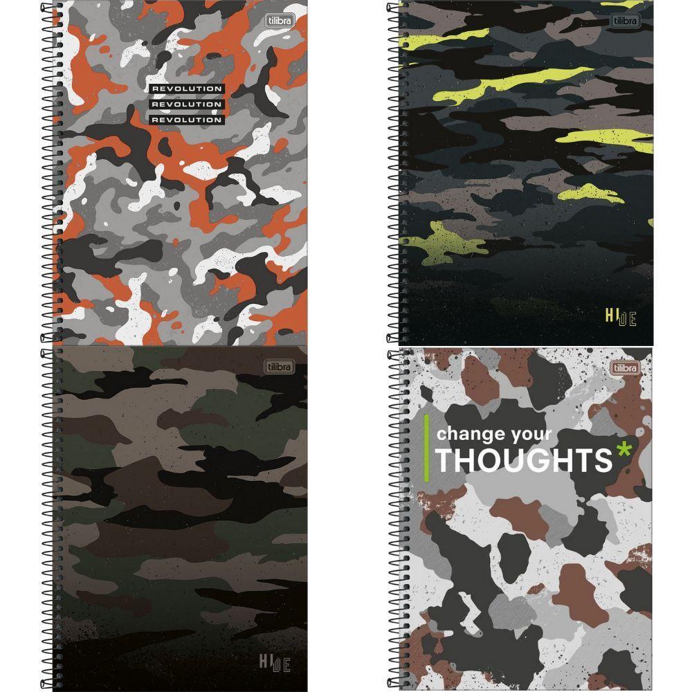 Caderno Espiral Capa Dura Universitário 1 Matéria Hide 80 Folhas Hide 5 - 2