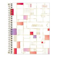 Caderno Espiral Universitário A4 Capa Dura 1 Matéria 80 Folhas Midtown Tilibra Estampa 4 - 1