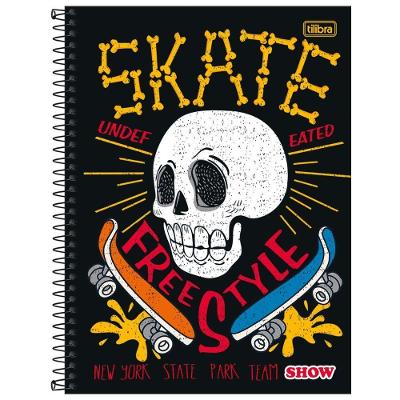 Caderno Espiral Capa Dura Universitário Show Masculino 160f 10 Matérias Tilibra Estampa 4