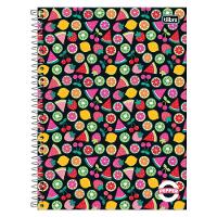 Caderno Espiral Capa Dura Universitário Pepper Feminino 160 Folhas 10 Matérias Tilibra Estampa 12 - 1