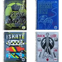 Caderno Espiral Capa Dura Universitário Pepper Masculino 80 Folhas Tilibra Estampa 2 - 2