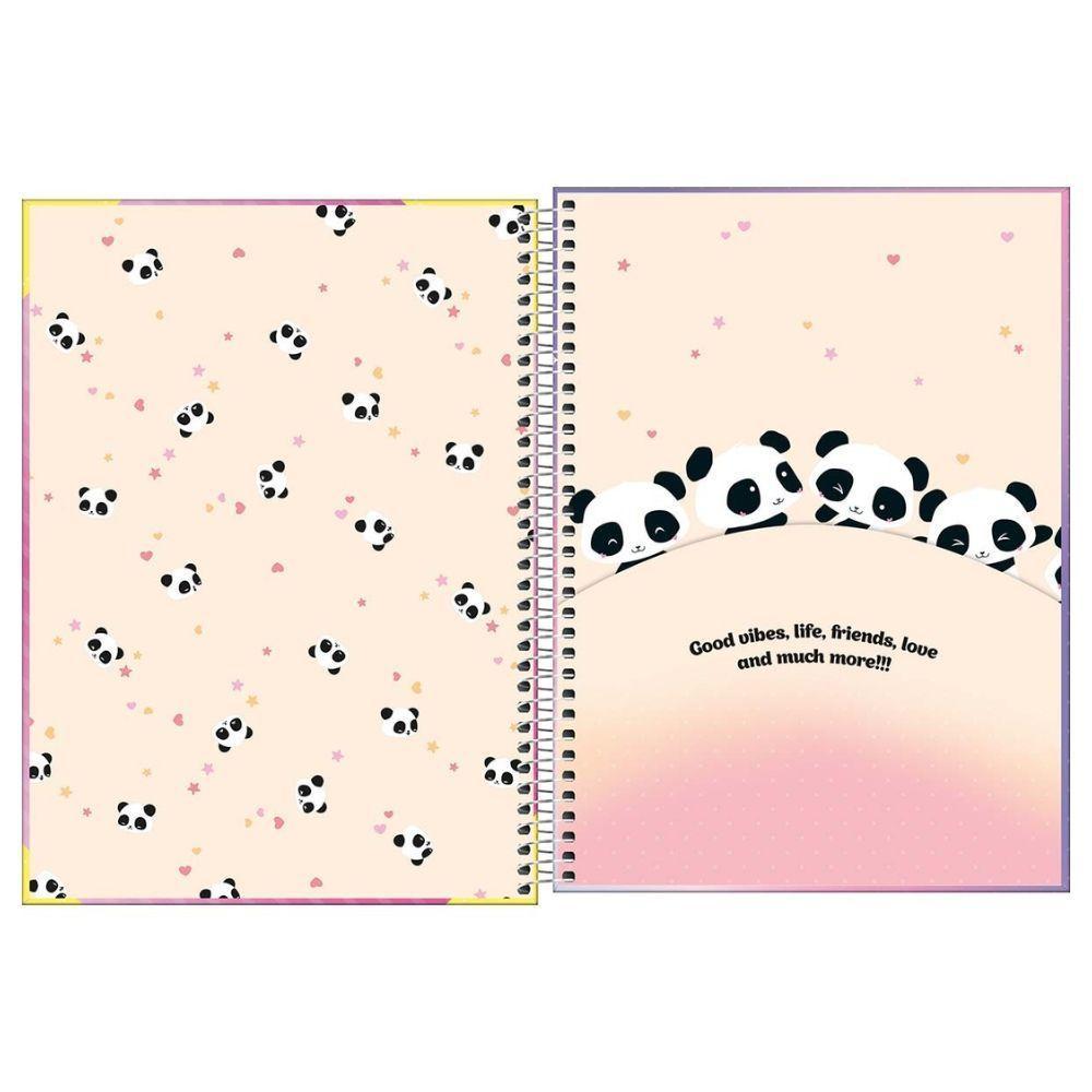 Caderno Espiral Capa Dura Universitário Lovely Friend 80 Folhas 1 Matéria Tilibra Estampa 8 - 3