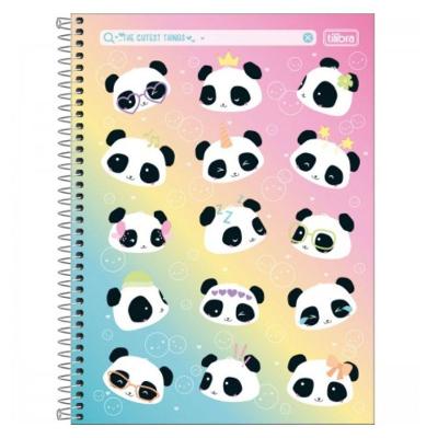 Caderno Espiral Capa Dura Universitário Lovely Friend 80 Folhas 1 Matéria Tilibra Estampa 8