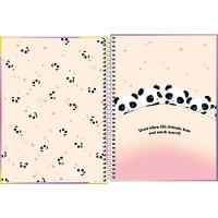 Caderno Espiral Capa Dura Universitário Lovely Friend 160 Folhas 10 Matérias Tilibra Estampa 1