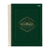 Caderno Espiral Capa Dura Universitário Hogwarts Legacy 1 Matéria 80 Folhas Jandaia Estampa 2 - 1
