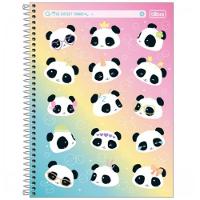 Caderno Espiral Capa Dura Universitário Lovely Friend 160 Folhas 10 Matérias Tilibra Estampa 6 - 1