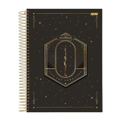 Caderno Espiral Capa Dura Universitário Hogwarts Legacy 1 Matéria 80 Folhas Jandaia Estampa 3