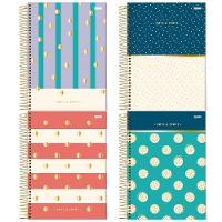 Caderno Espiral Capa Dura Universitário Dots E Spots 10 Matérias 160 Folhas Jandaia Estampa 2 - 2
