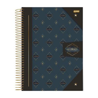 Caderno Espiral Capa Dura Universitário Hogwarts Legacy 1 Matéria 80 Folhas Jandaia Estampa 4