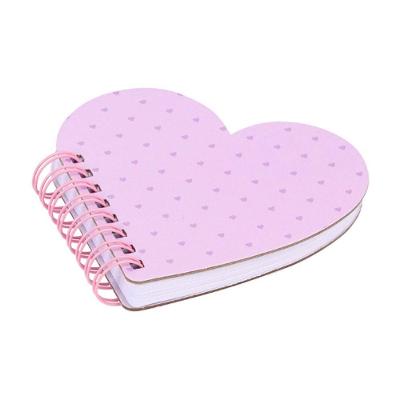 Caderno Capa Dura Pautado Formato Coração S2 80 Folhas Brw Estampa 3