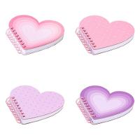 Caderno Capa Dura Pautado Formato Coração S2 80 Folhas Brw Estampa 3 - 2