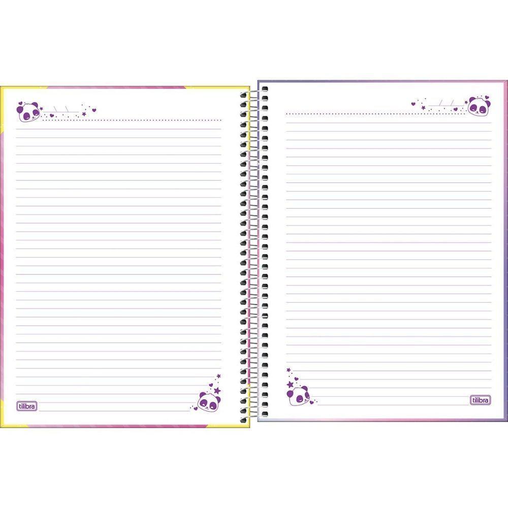 Caderno Espiral Capa Dura Universitário Lovely Friend 160 Folhas 10 Matérias Tilibra Estampa 3 - 3