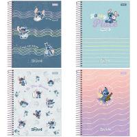 Caderno Espiral Colegial Stitch Capa Dura 10 Matérias 160 Folhas Foroni Estampa 3 - 2