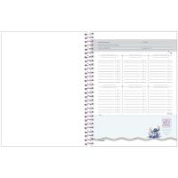 Caderno Espiral Colegial Stitch Capa Dura 10 Matérias 160 Folhas Foroni Estampa 3