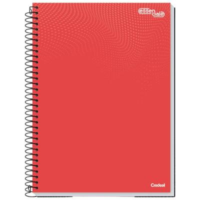 Caderno Espiral Universitário Capa Dura A4 1 Matéria 80 Folhas Essenciale Credeal Estampa 6