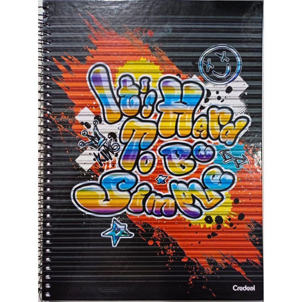 Caderno Espiral Universitário Capa Dura 1 Matéria 96f My Collection Credeal Estampa 4 - 1