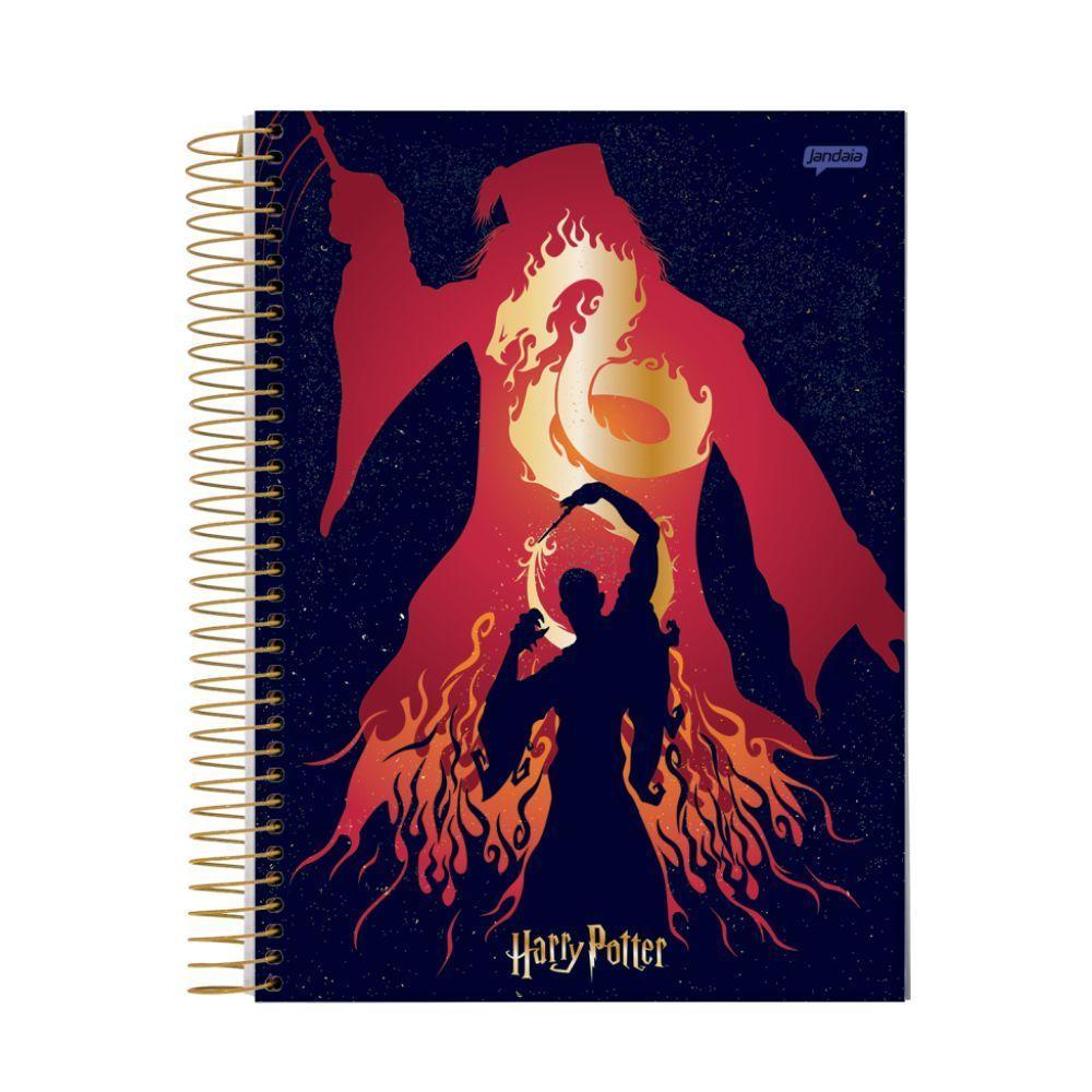Caderno Espiral Universitário Capa Dura 1 Matéria Harry Potter Com 96 Folhas Estampa 5 - 2