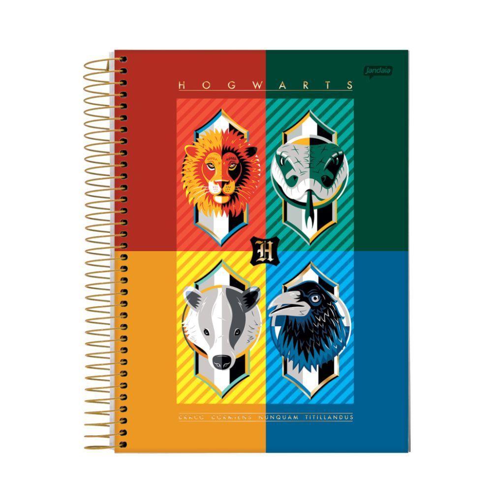 Caderno Espiral Universitário Capa Dura 1 Matéria Harry Potter Com 96 Folhas Estampa 5 - 8