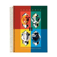 Caderno Espiral Universitário Capa Dura 1 Matéria Harry Potter Com 96 Folhas Estampa 5 - 8