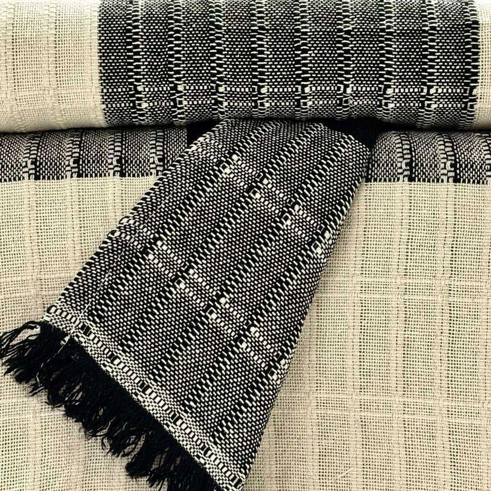 Manta Para Sofá Roma 140cm X 170cm Preto - 2