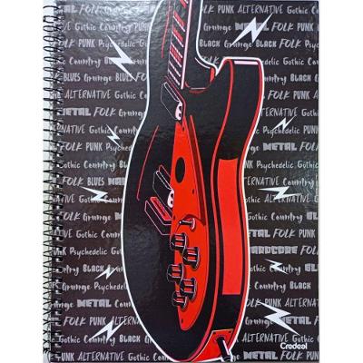 Caderno Espiral Universitário Capa Dura 1 Matéria 96f My Collection Credeal Estampa 3