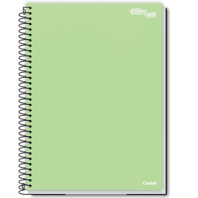 Caderno Espiral Universitário Capa Dura A4 1 Matéria 80 Folhas Essenciale Credeal Estampa 2