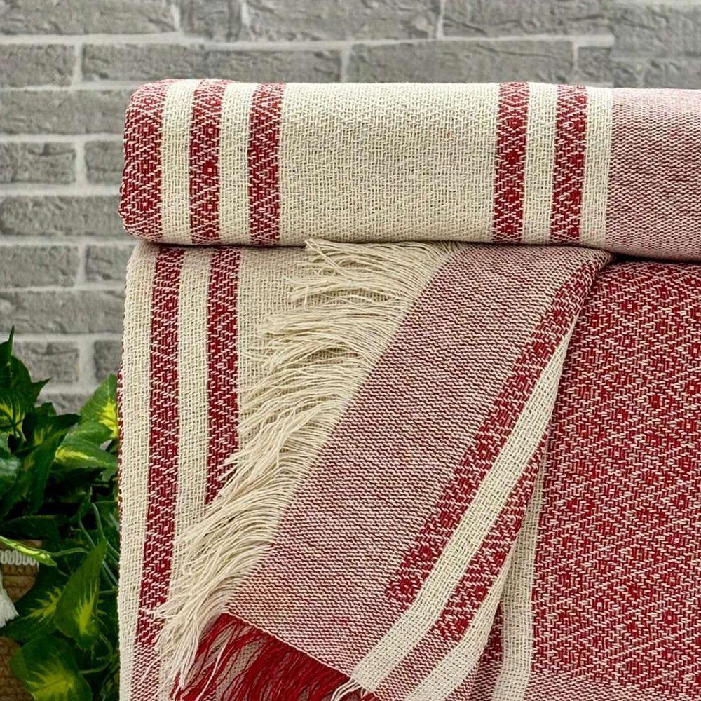 Manta Para Sofá Roma 140cm X 170cm Vermelho - 1